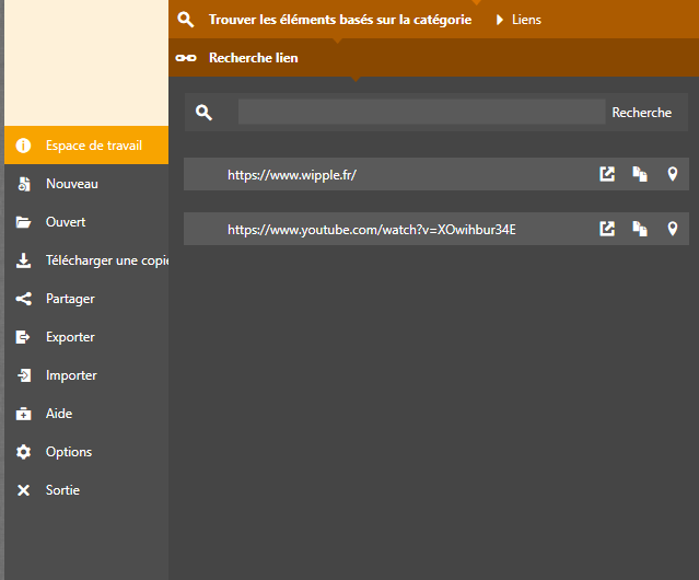 Hoylu 3.9 : La mise à jour qui vous rend encore plus créatif ! 11 Recherchez des liens hypertextes sur Hoylu 3.9