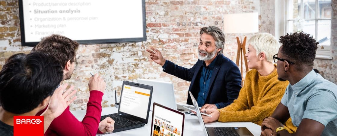 Du nouveau chez Barco : la gamme ClickShare évolue ! 4 Facilitez le démarrage de vos réunions avec ClickShare de Barco !