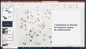 L'image représente "Microsoft Teams Room et double écran : qu'est ce que je vois sur les écrans de ma salle de réunion ?" par Wipple - Vous allez aimer vos salles de réunion.