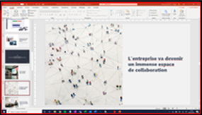 L'image représente "Microsoft Teams Room et double écran : qu'est ce que je vois sur les écrans de ma salle de réunion ?" par Wipple - Vous allez aimer vos salles de réunion.