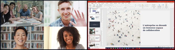 L'image représente "Microsoft Teams Room et double écran : qu'est ce que je vois sur les écrans de ma salle de réunion ?" par Wipple - Vous allez aimer vos salles de réunion.