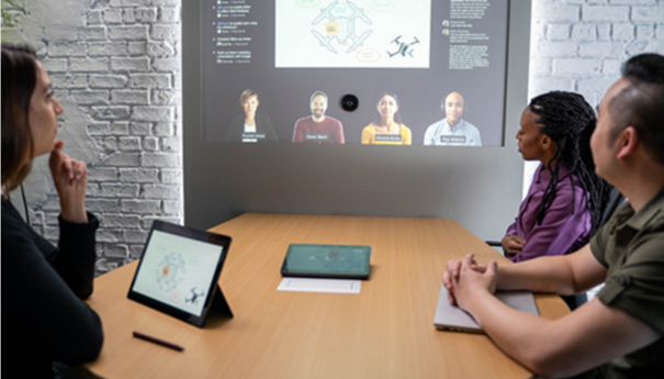 Microsoft Front Row : La version 2.0 de la Teams Room ? 4 L'image représente "Microsoft Front Row : La version 2.0 de la Teams Room ?" par Wipple - Vous allez aimer vos salles de réunion.