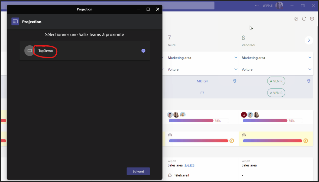 L'image représente "Teams Cast arrive sur PC ! Encore des progrès à faire, mais ça va révolutionner l'expérience Teams Room !" par Wipple - Vous allez aimer vos salles de réunion.