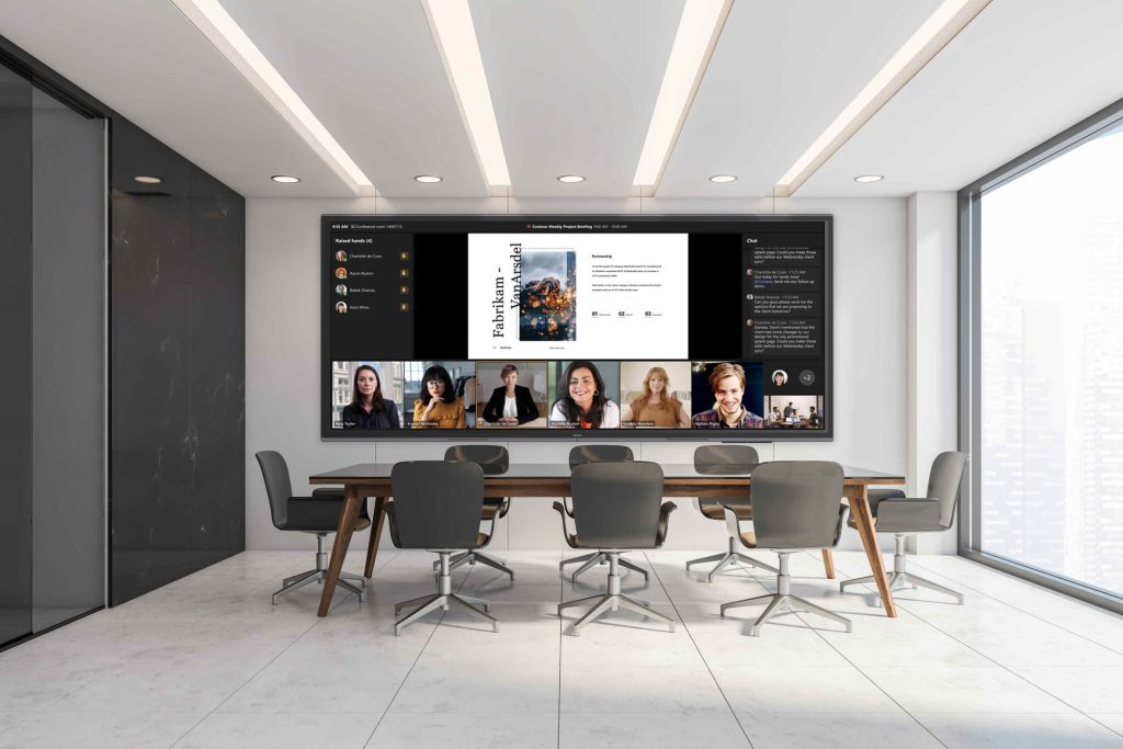 L'image représente "Gardez le contrôle de vos salles de réunion avec Microsoft Teams Room Pro Management" par Wipple - Vous allez aimer vos salles de réunion.