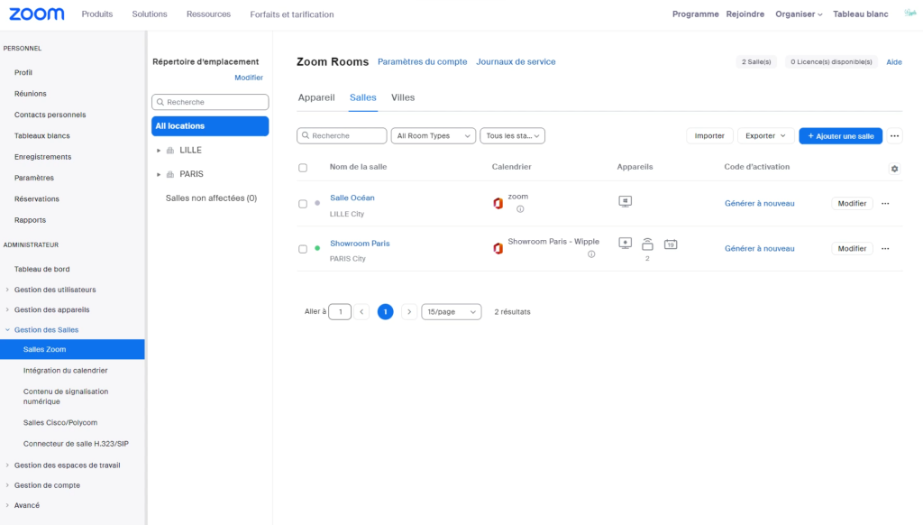 L'image représente "[Tutoriel] Zoom Room, comment ça marche ?" par Wipple - Vous allez aimer vos salles de réunion.